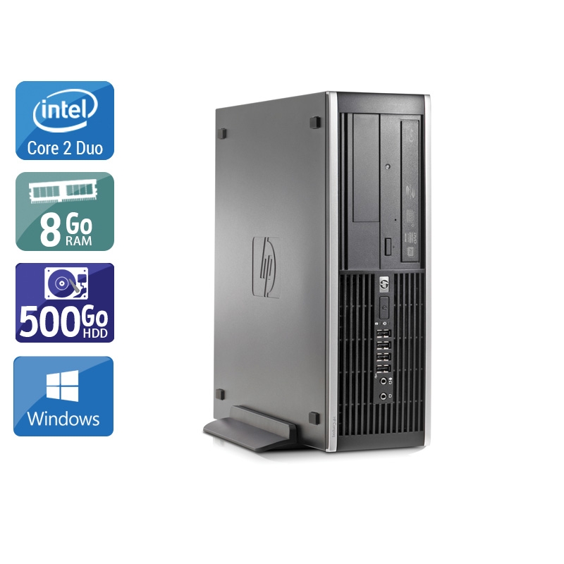 HP Compaq Elite 8000 SFF Core 2 Duo - 8Go RAM 500Go HDD Windows 10  Très bon étatOccasion certifiée reconditionnée Bon état -  reconditionné disponible sur Kiatoo