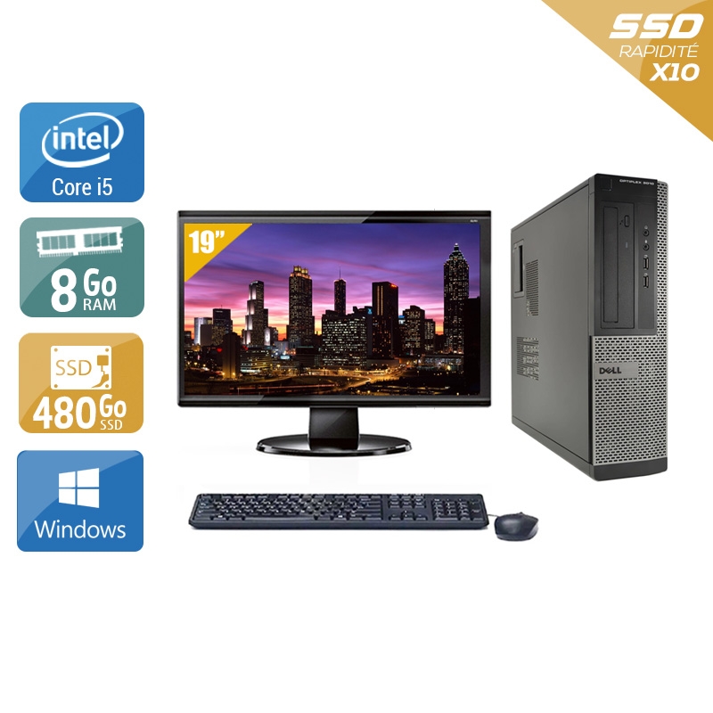 Acheter Dell Optiplex 3010 Desktop i5 + Écran - 19'' 8Go RAM 480Go SSD Windows 10 Bon étatOccasion certifiée reconditionnée Bon état - 265,83 € Dell Optiplex 3010 Desktop i5 + Écran - 19'' 8Go RAM 480Go SSD Windows 10 Bon étatOccasion certifiée reconditionnée Bon état - reconditionné disponible sur Kiatoo