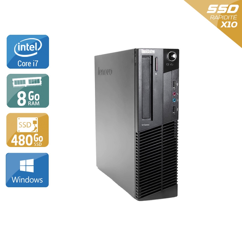 Acheter Lenovo ThinkCentre M92 SFF i7 - 8Go RAM 480Go SSD Windows 10 État correctOccasion certifiée reconditionnée Bon état - 207,50 € Lenovo ThinkCentre M92 SFF i7 - 8Go RAM 480Go SSD Windows 10 État correctOccasion certifiée reconditionnée Bon état - reconditionné disponible sur Kiatoo