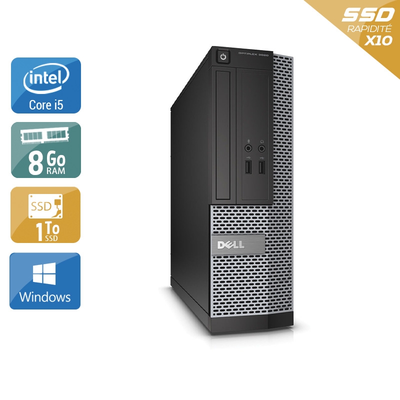 Acheter Dell Optiplex 3010 SFF i5 - 8Go RAM 1To SSD Windows 10 Bon étatOccasion certifiée reconditionnée Bon état - 274,17 € Dell Optiplex 3010 SFF i5 - 8Go RAM 1To SSD Windows 10 Bon étatOccasion certifiée reconditionnée Bon état - reconditionné disponible sur Kiatoo