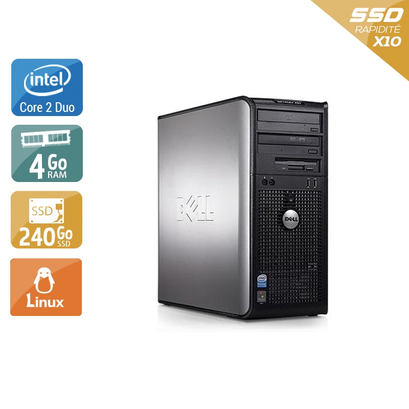 Acheter Dell Optiplex 360 Tower Core 2 Duo - 4Go RAM 240Go SSD Linux - Etat du Produit : Bon état Bon étatOccasion certifiée reconditionnée Bon état - 190,83 € Dell Optiplex 360 Tower Core 2 Duo - 4Go RAM 240Go SSD Linux - Etat du Produit : Bon état Bon étatOccasion certifiée reconditionnée Bon état - reconditionné disponible sur Kiatoo