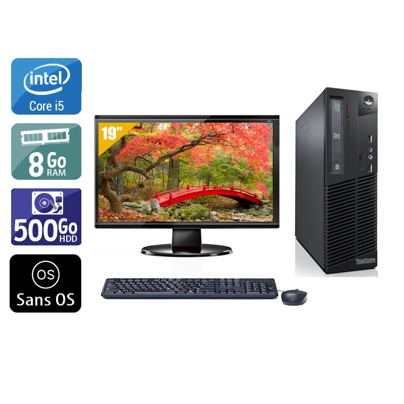 Acheter Lenovo ThinkCentre M73 SFF i5 + Écran - 19'' 8Go RAM 500Go HDD Sans OS Bon étatOccasion certifiée reconditionnée Bon état - 224,17 € Lenovo ThinkCentre M73 SFF i5 + Écran - 19'' 8Go RAM 500Go HDD Sans OS Bon étatOccasion certifiée reconditionnée Bon état - reconditionné disponible sur Kiatoo