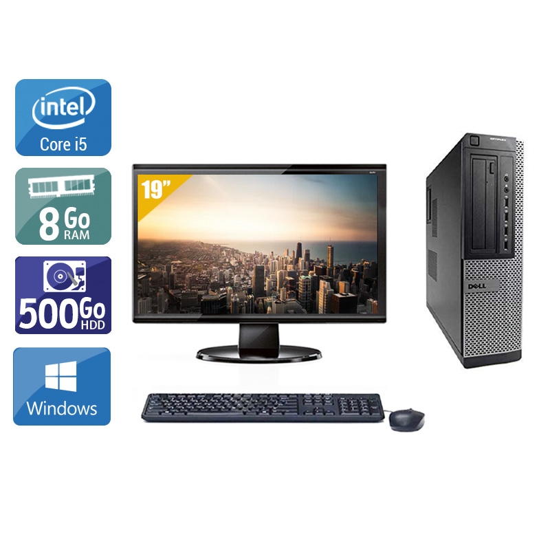 Acheter Dell Optiplex 390 Desktop i5 + Écran - 19'' 8Go RAM 500Go HDD Windows 10 Bon étatOccasion certifiée reconditionnée Bon état - 224,17 € Dell Optiplex 390 Desktop i5 + Écran - 19'' 8Go RAM 500Go HDD Windows 10 Bon étatOccasion certifiée reconditionnée Bon état - reconditionné disponible sur Kiatoo