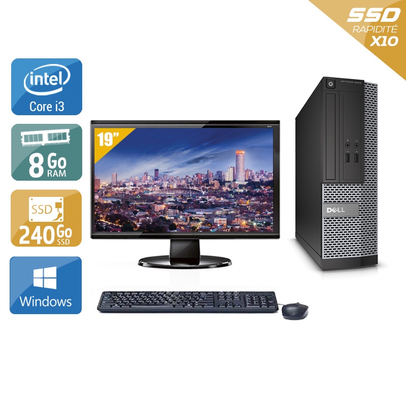 Acheter Dell Optiplex 3010 SFF i3 + Écran - 19'' 8Go RAM 240Go SSD Windows 10 Très bon étatOccasion certifiée reconditionnée Bon état - 265,84 € Dell Optiplex 3010 SFF i3 + Écran - 19'' 8Go RAM 240Go SSD Windows 10 Très bon étatOccasion certifiée reconditionnée Bon état - reconditionné disponible sur Kiatoo