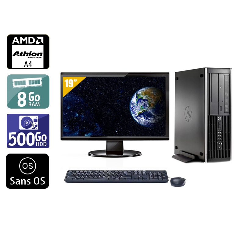 Acheter HP Compaq Pro 6305 SFF AMD A4 + Écran - 19'' 8Go RAM 500Go HDD Sans OS Très bon étatOccasion certifiée reconditionnée Bon état - 265,84 € HP Compaq Pro 6305 SFF AMD A4 + Écran - 19'' 8Go RAM 500Go HDD Sans OS Très bon étatOccasion certifiée reconditionnée Bon état - reconditionné disponible sur Kiatoo