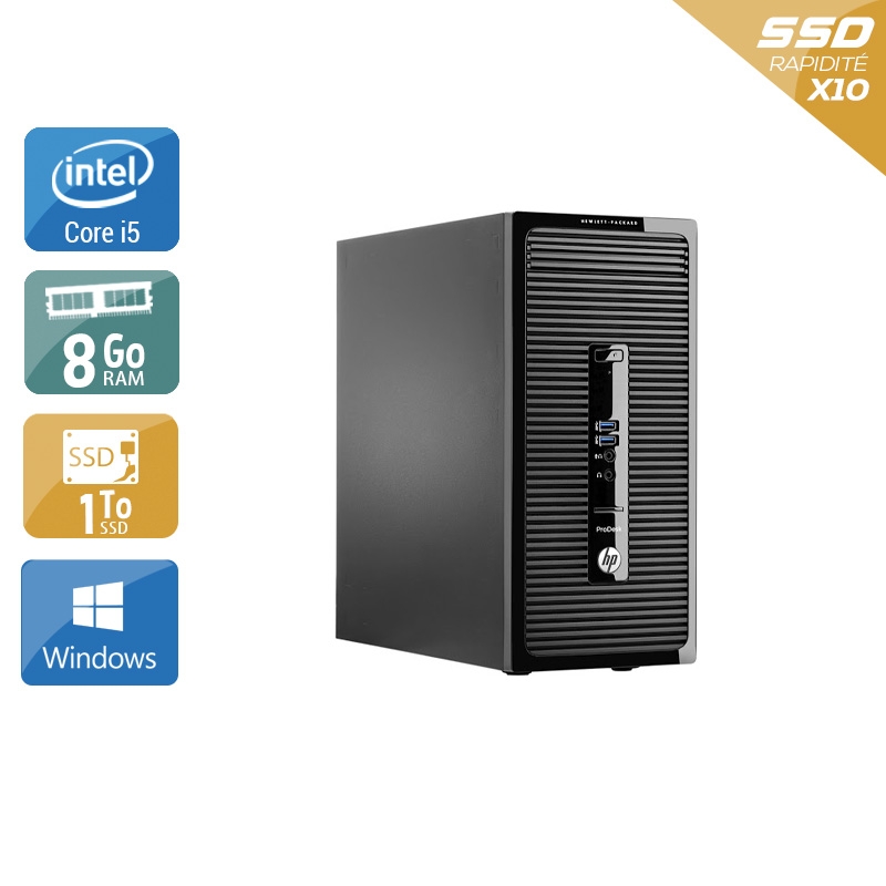 Acheter HP ProDesk 490 G2 Tower i5 - 8Go RAM 1To SSD Windows 10 Très bon étatOccasion certifiée reconditionnée Bon état - 315,84 € HP ProDesk 490 G2 Tower i5 - 8Go RAM 1To SSD Windows 10 Très bon étatOccasion certifiée reconditionnée Bon état - reconditionné disponible sur Kiatoo