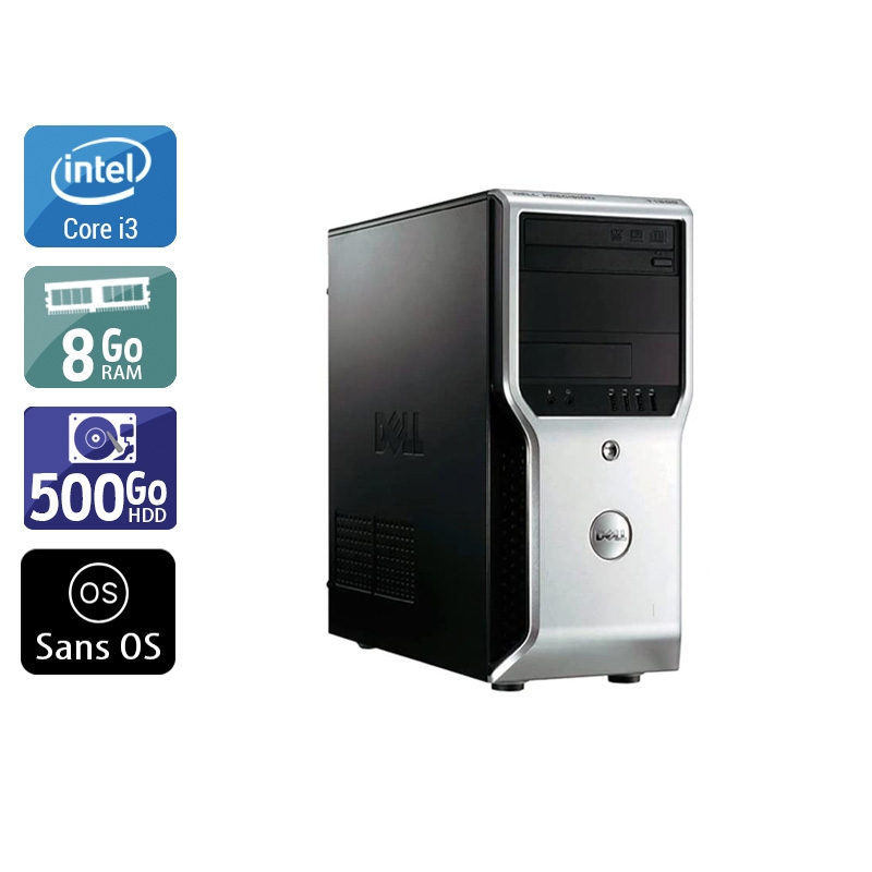 Acheter Dell Precision T1500 Tower i3 - 8Go RAM 500Go HDD Sans OS Bon étatOccasion certifiée reconditionnée Bon état - 190,83 € Dell Precision T1500 Tower i3 - 8Go RAM 500Go HDD Sans OS Bon étatOccasion certifiée reconditionnée Bon état - reconditionné disponible sur Kiatoo