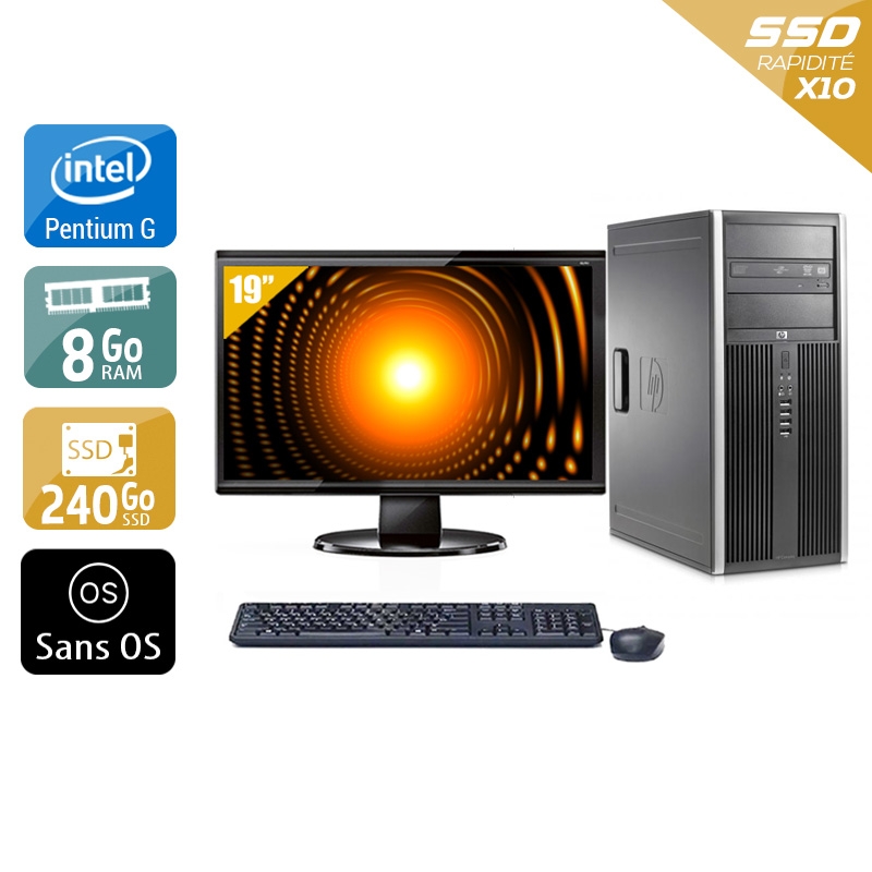 Acheter HP Compaq Elite 8100 Tower Pentium G Dual Core + Écran - 19'' 8Go RAM 240Go SSD Sans OS Bon étatOccasion certifiée reconditionnée Bon état - 224,17 € HP Compaq Elite 8100 Tower Pentium G Dual Core + Écran - 19'' 8Go RAM 240Go SSD Sans OS Bon étatOccasion certifiée reconditionnée Bon état - reconditionné disponible sur Kiatoo