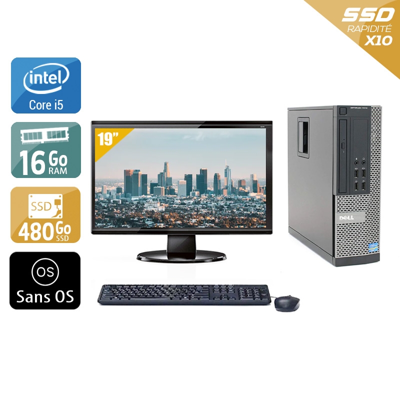 Acheter Dell Optiplex 9020 SFF i5 + Écran - 19'' 16Go RAM 480Go SSD Sans OS Très bon étatOccasion certifiée reconditionnée Bon état - 340,84 € Dell Optiplex 9020 SFF i5 + Écran - 19'' 16Go RAM 480Go SSD Sans OS Très bon étatOccasion certifiée reconditionnée Bon état - reconditionné disponible sur Kiatoo