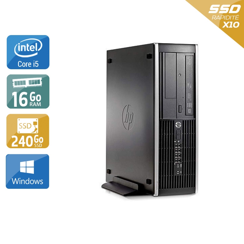 HP Compaq Pro 6300 SFF i5 - 16Go RAM 240Go SSD Windows 10  Bon étatOccasion certifiée reconditionnée Bon état -  reconditionné disponible sur Kiatoo