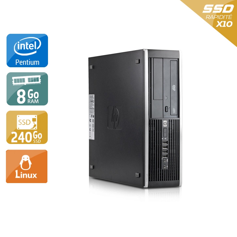 Acheter HP Compaq Elite 8300 SFF Pentium G Dual Core - 8Go RAM 240Go SSD Linux Très bon étatOccasion certifiée reconditionnée Bon état - 232,50 € HP Compaq Elite 8300 SFF Pentium G Dual Core - 8Go RAM 240Go SSD Linux Très bon étatOccasion certifiée reconditionnée Bon état - reconditionné disponible sur Kiatoo