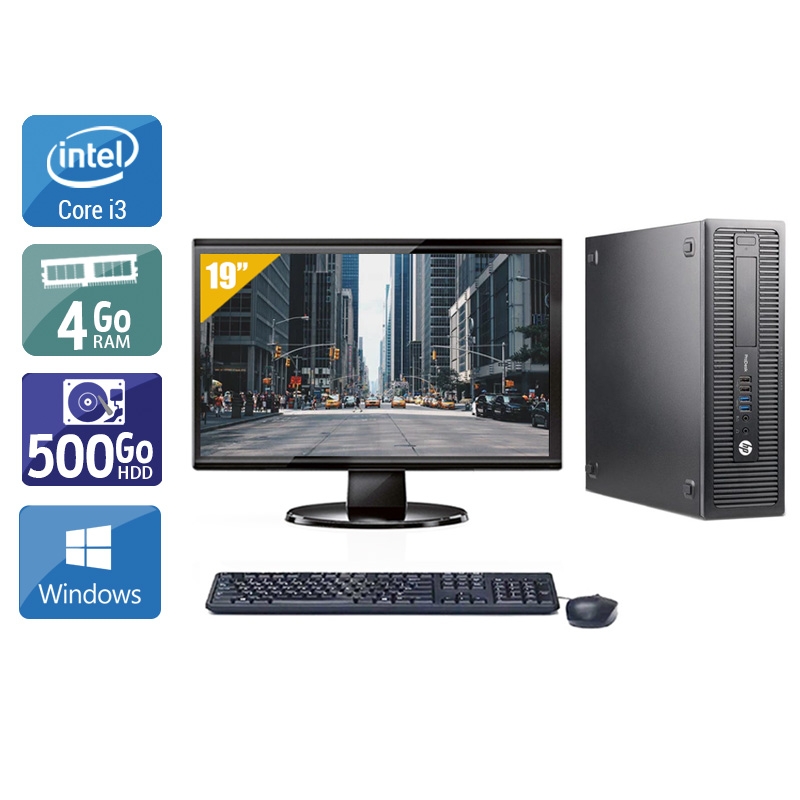 Acheter HP ProDesk 600 G1 SFF i3 + Écran - 19'' 4Go RAM 500Go HDD Windows 10 Très bon étatOccasion certifiée reconditionnée Bon état - 265,84 € HP ProDesk 600 G1 SFF i3 + Écran - 19'' 4Go RAM 500Go HDD Windows 10 Très bon étatOccasion certifiée reconditionnée Bon état - reconditionné disponible sur Kiatoo