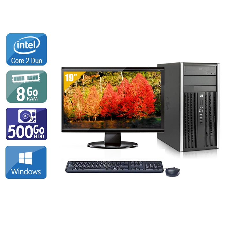 Acheter HP Compaq Pro 6000 Tower Core 2 Duo + Écran - 19'' 8Go RAM 500Go HDD Windows 10 Bon étatOccasion certifiée reconditionnée Bon état - 224,17 € HP Compaq Pro 6000 Tower Core 2 Duo + Écran - 19'' 8Go RAM 500Go HDD Windows 10 Bon étatOccasion certifiée reconditionnée Bon état - reconditionné disponible sur Kiatoo
