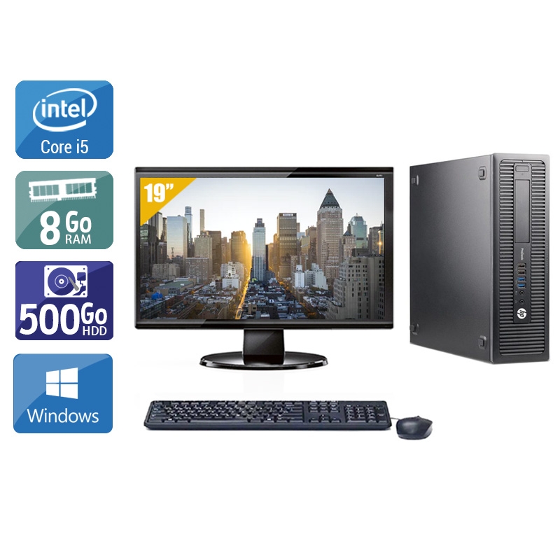 Acheter HP ProDesk 600 G1 SFF i5 + Écran - 19'' 8Go RAM 500Go HDD Windows 10 Bon étatOccasion certifiée reconditionnée Bon état - 224,17 € HP ProDesk 600 G1 SFF i5 + Écran - 19'' 8Go RAM 500Go HDD Windows 10 Bon étatOccasion certifiée reconditionnée Bon état - reconditionné disponible sur Kiatoo