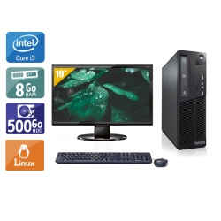 Lenovo ThinkCentre M71 SFF i3 + Écran - 19'' 8Go RAM 500Go HDD Linux Bon état -  reconditionné disponible sur Kiatoo