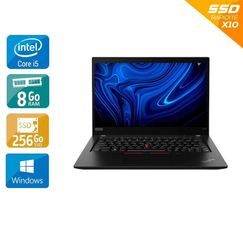 Acheter ThinkPad X390 13,3'' i5 Gen 8 - 8Go RAM 256Go SSD Windows 11 Très bon étatOccasion certifiée reconditionnée Bon état - 207,50 € ThinkPad X390 13,3'' i5 Gen 8 - 8Go RAM 256Go SSD Windows 11 Très bon étatOccasion certifiée reconditionnée Bon état - reconditionné disponible sur Kiatoo
