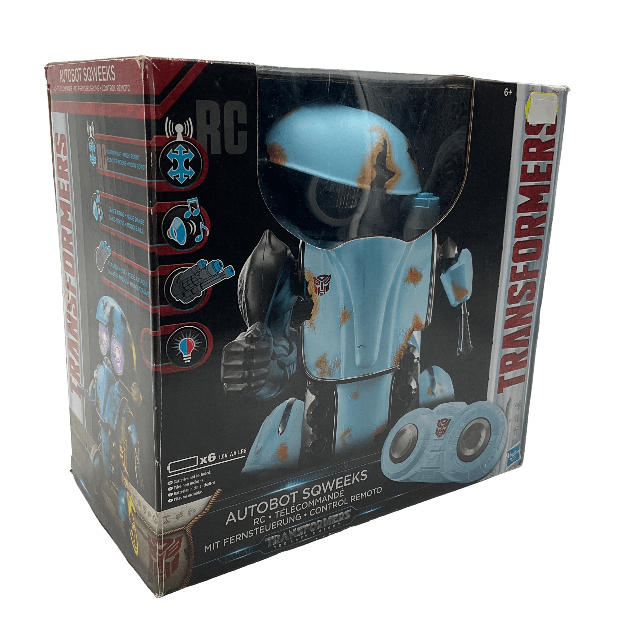 Robot télécommandé, sonore et lumineux - Sqweeks - Transformers