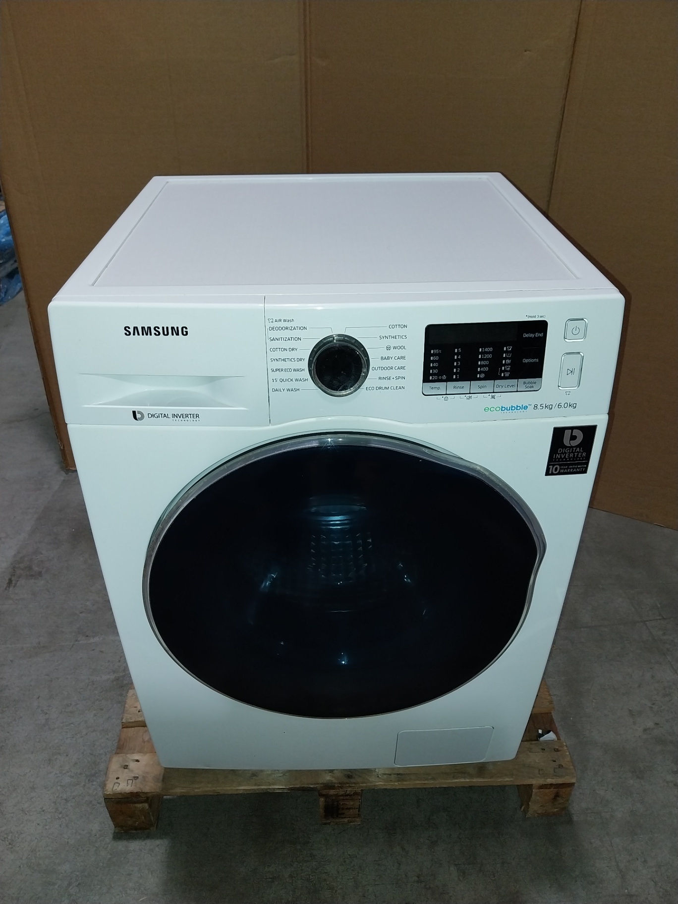 Lave-linge Samsung WD80J5A10AW/EU - État correct sur Murfy