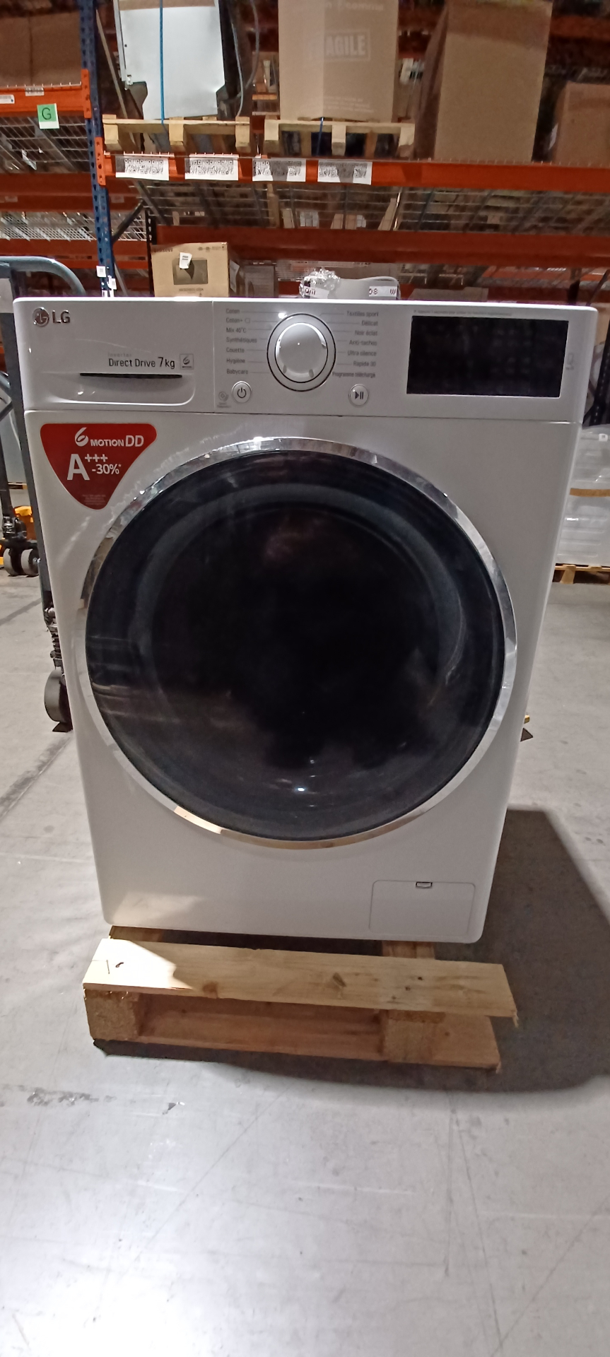 Lave-linge LG F74J60WHW Bon état -  reconditionné disponible sur Murfy