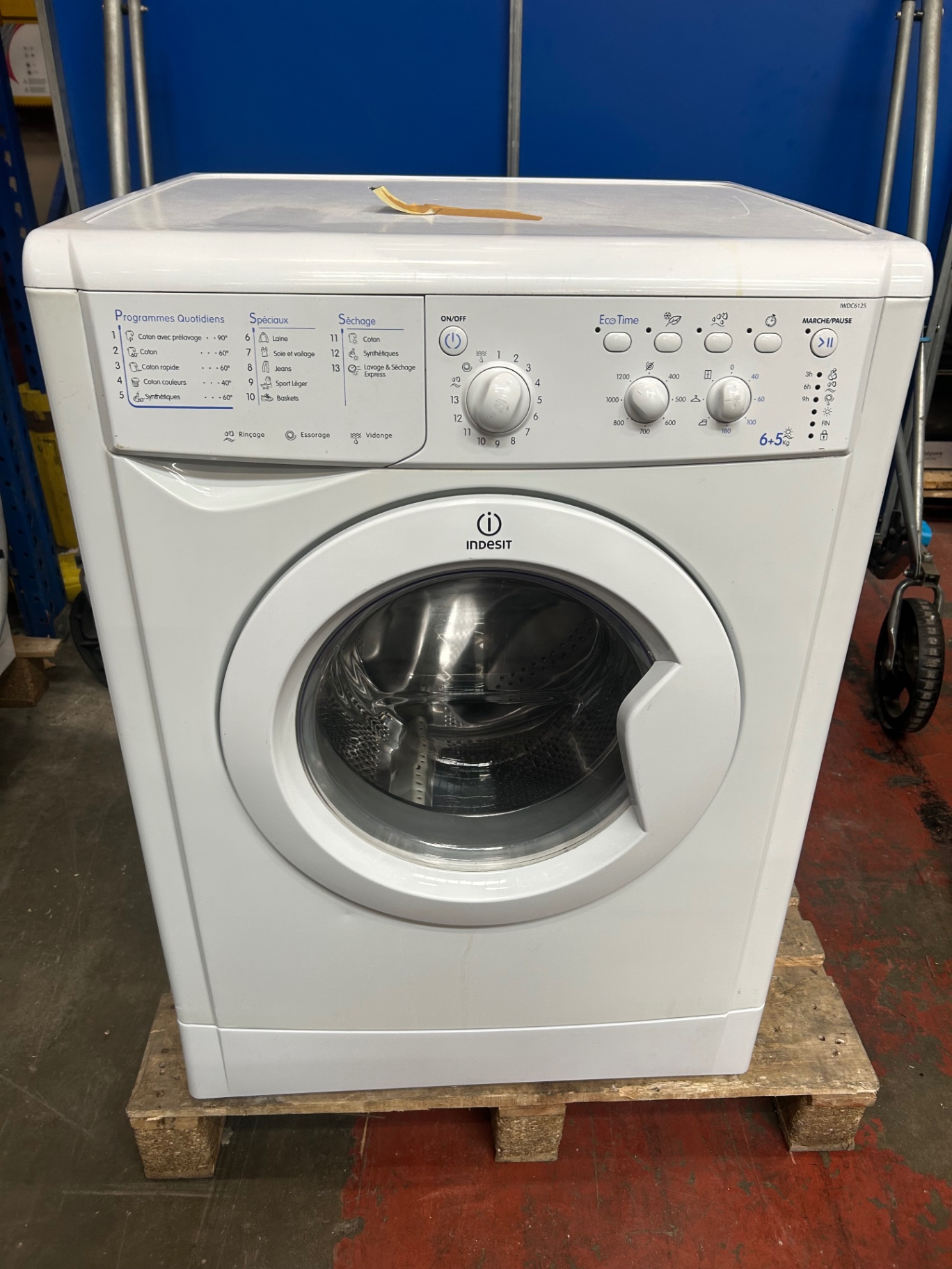Lave-linge Indesit IWDC6125 Bon état -  reconditionné disponible sur Murfy