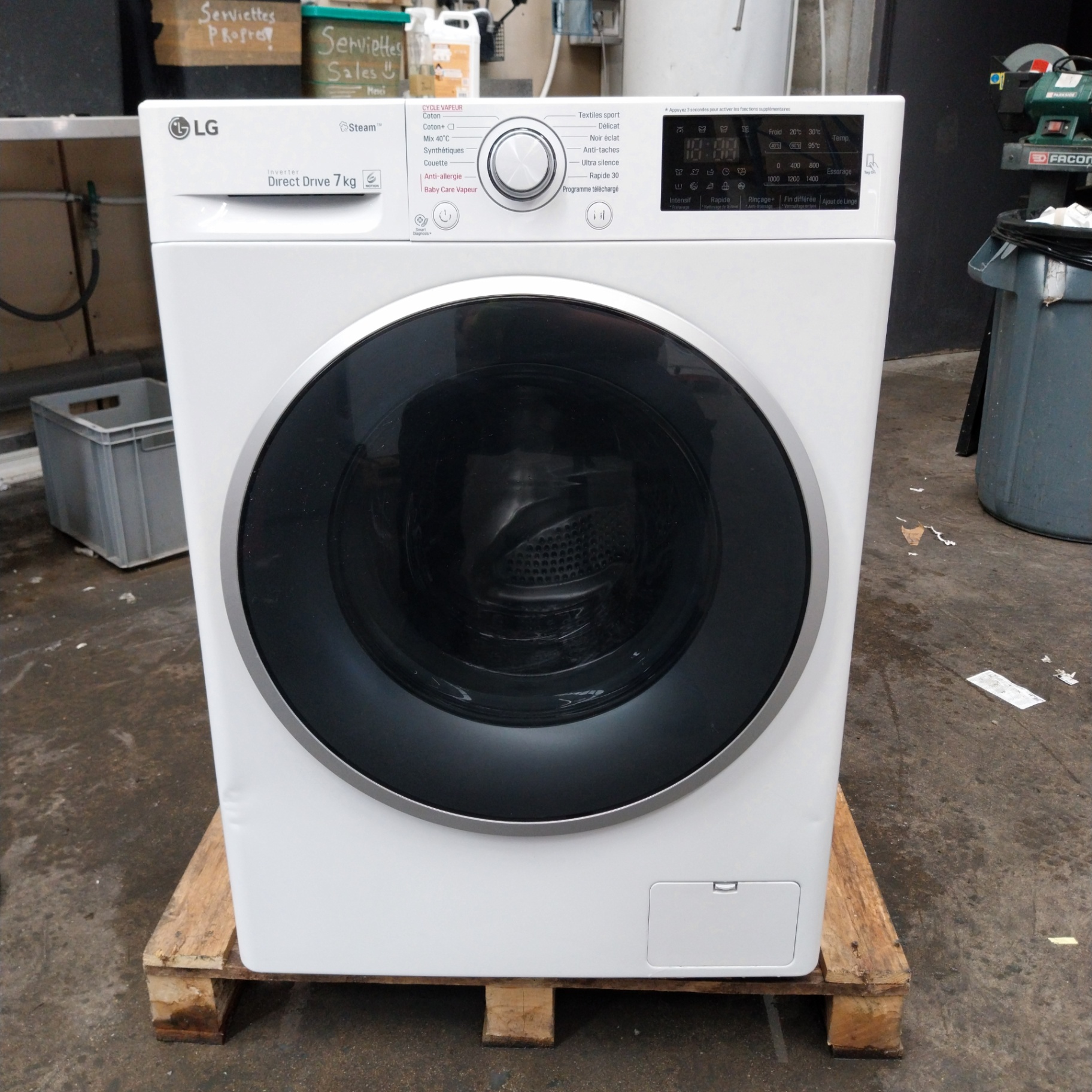 Lave-linge LG F74J60SWH - Bon état sur Murfy
