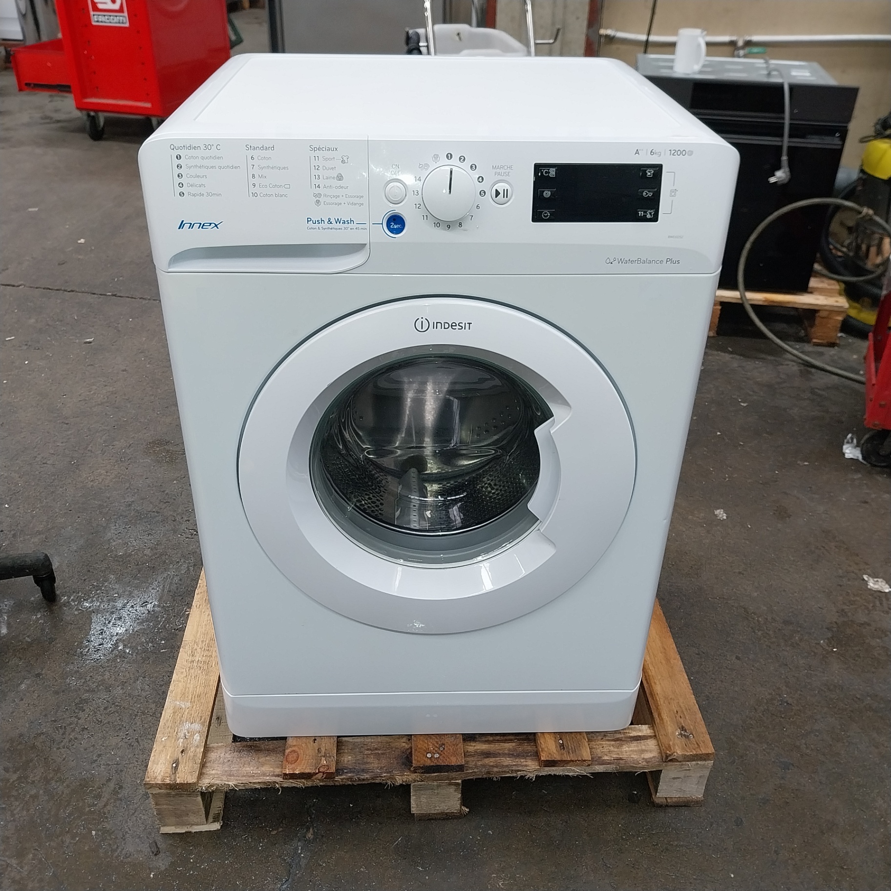Lave-linge Indesit BWE61252WFR - Très bon état sur Murfy