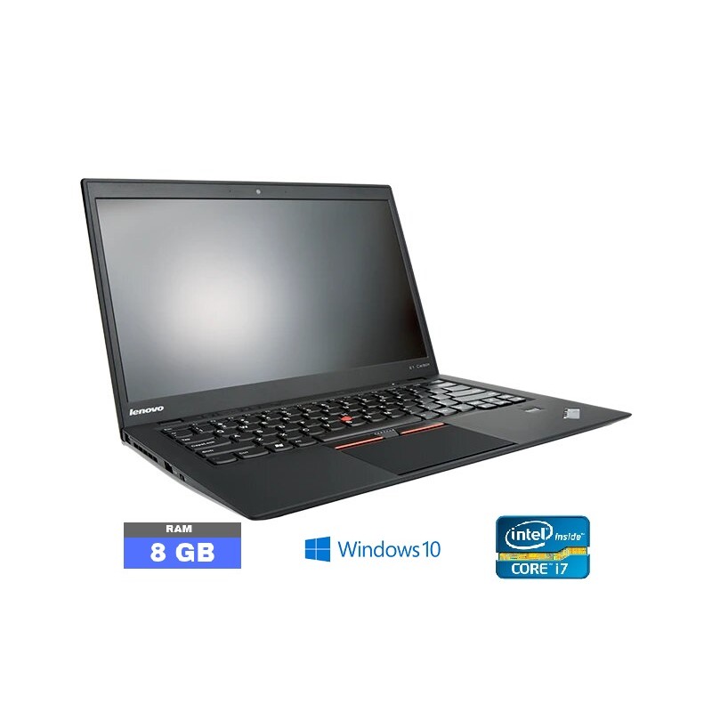 LENOVO X1 CARBON Core I7 - GRADE B - Windows 11 - Ram 8 Go - SSD 250 Bon état -  reconditionné disponible sur PC-PORTABLE.NET