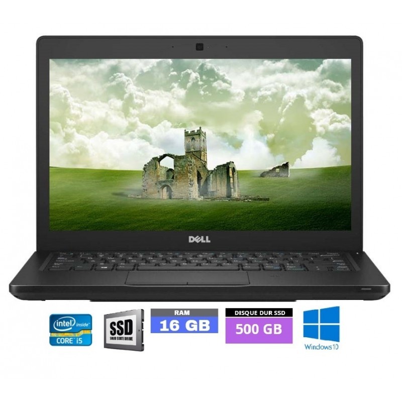 DELL E5280 Core I5 - SSD 500 GO - Ram 16 Go - Windows 10 Bon état -  reconditionné disponible sur PC-PORTABLE.NET
