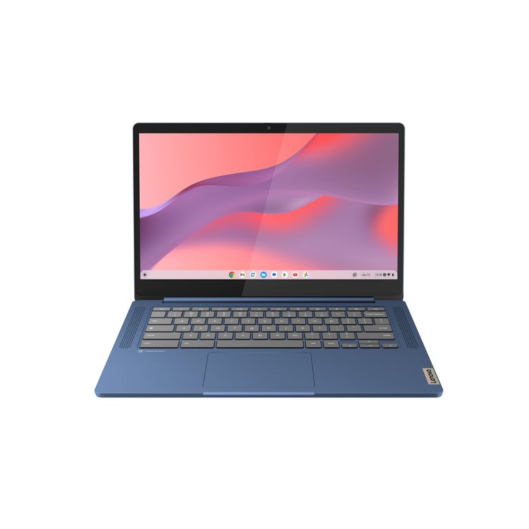 IdeaPad Slim 3 Mediatek Kompanio 520 (14 ) HD 4 Go LPDDR4x-SDRAM 64 Go eMMC Wi-Fi 6 (802.11ax) ChromeOS Bleu - AZERTY (14M868) - Bon état
