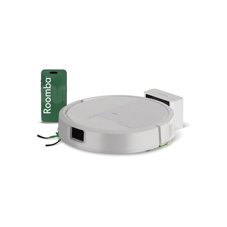 iRobot Roomba Combo 115 Aspirateur robot-laveur 2 en 1 Blanc 15 000 Pa navigation LiDAR ClearView SmartScrub 4 modes microfibre - Excellent état