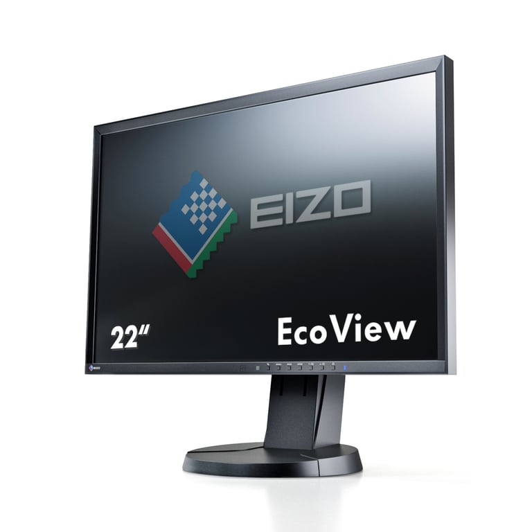EIZO FlexScan EV2216WFS3-BK écran plat de PC 55,9 cm (22 ) 1680 x 1050 pixels WSXGA+ LED Noir - Excellent état Comme neuf - Eizo reconditionné disponible sur Pixmania