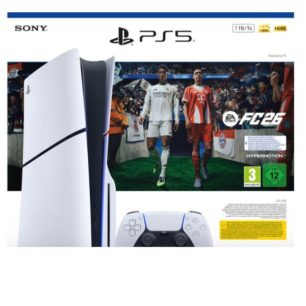 Pack PS5 Slim & EA SPORTS FC 26 - Console de jeux PlayStation 5 Slim 1 To (Standard) - Bon état Bon état - Sony reconditionné disponible sur Pixmania