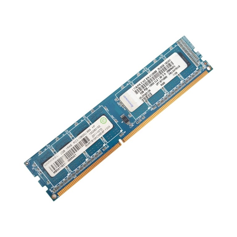 2Go RAM DDR3  RMR1810KC58E8F-1333 DIMM PC3-10600U 1Rx8 - Très bon état Très bon état - N/A reconditionné disponible sur Pixmania