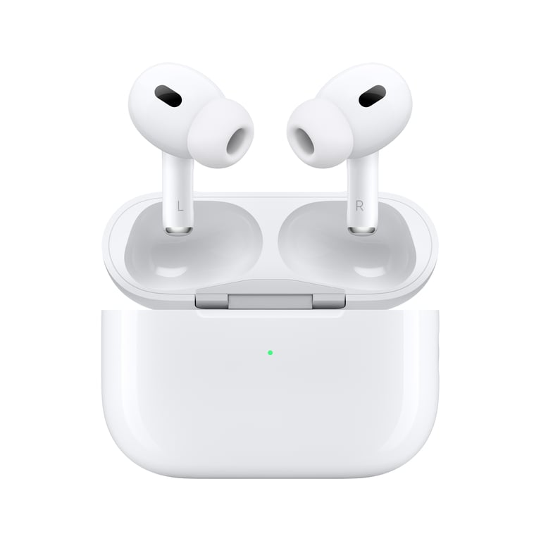 AirPods Pro (2e génération) - Recharge USB-C, Magsafe et sans fil, Blanc - Bon état