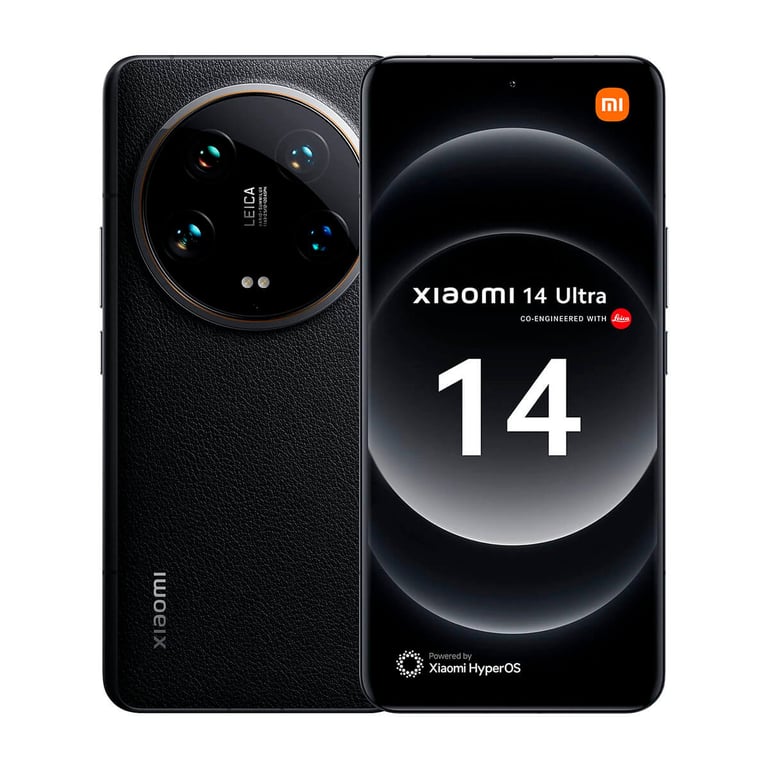 Xiaomi 14 Ultra (5G) 512 Go, Noir, Débloqué - Très bon état Très bon état - Xiaomi reconditionné disponible sur Pixmania