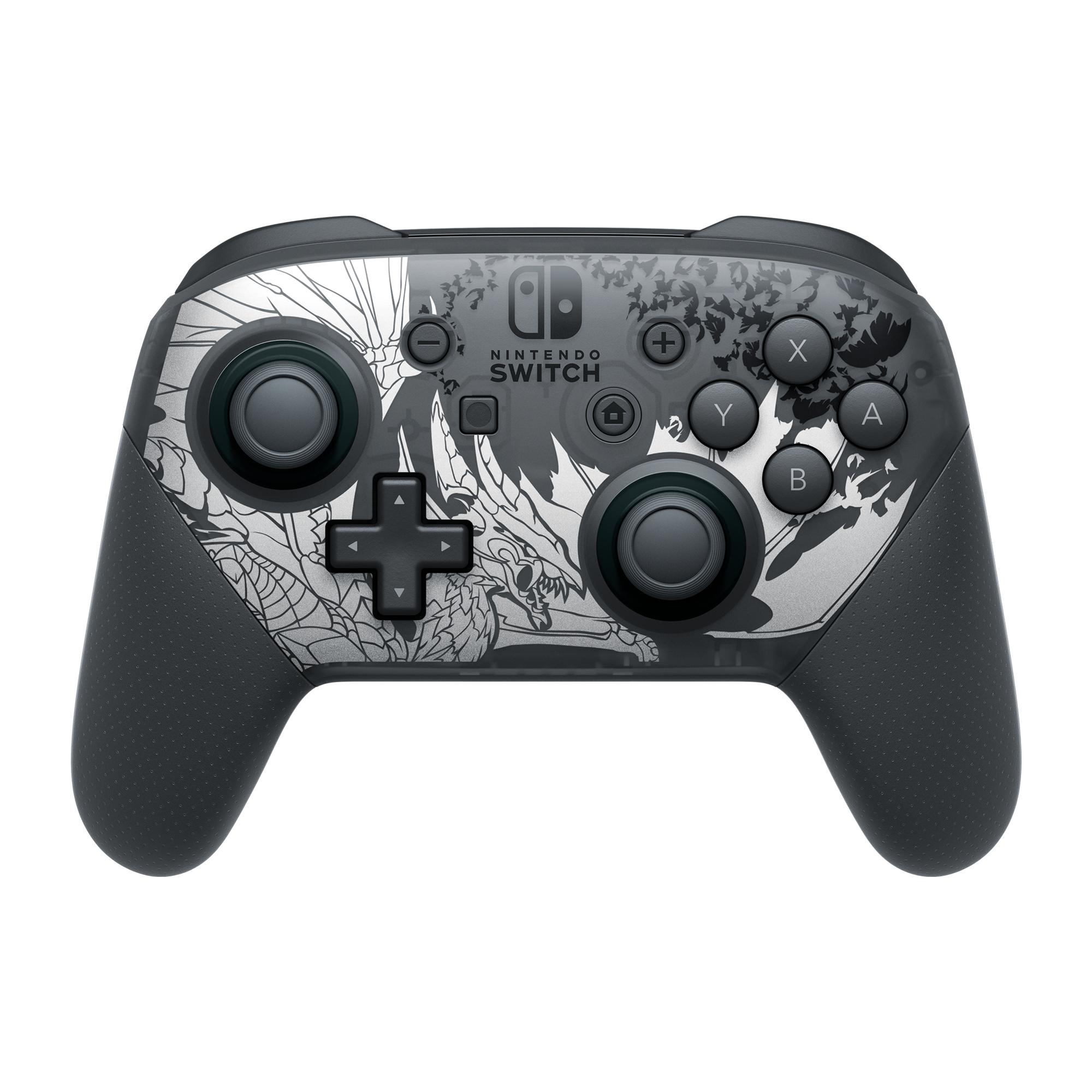 Nintendo Switch Pro Controller Monster Hunter Rise: Sunbreak Edition Noir, Gris, Argent Bluetooth Manette de jeu Analogique/Numérique Nintendo Switch - Excellent état