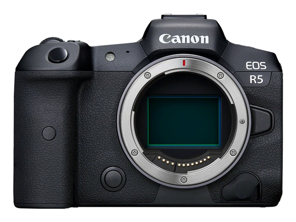 Appareil Photo Canon EOS R5 Boîtier MILC 45 MP CMOS 8192 x 5464 pixels, Noir - Très bon état