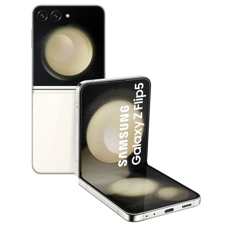 Galaxy Z Flip5 (5G) 512 Go, Crème, Débloqué - Très bon état Très bon état - Samsung reconditionné disponible sur Pixmania