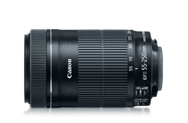 Canon EF-S 55-250mm SLR Téléobjectif Noir - Très bon état Très bon état - Canon reconditionné disponible sur Pixmania