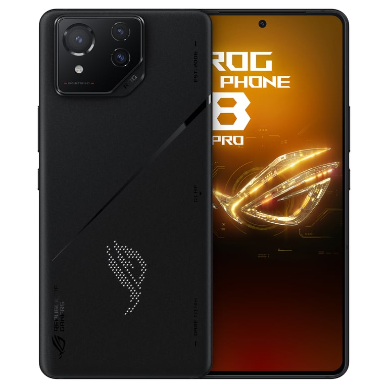 ROG Phone 8 Pro (5G) 512 Go, Noir, Débloqué - Bon état