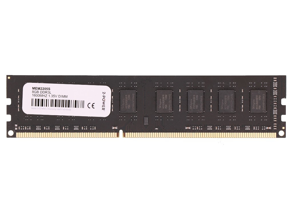 2-Power MEM2205S module de mémoire 8 Go 1 x 8 Go DDR3L - Excellent état Comme neuf - N/A reconditionné disponible sur Pixmania