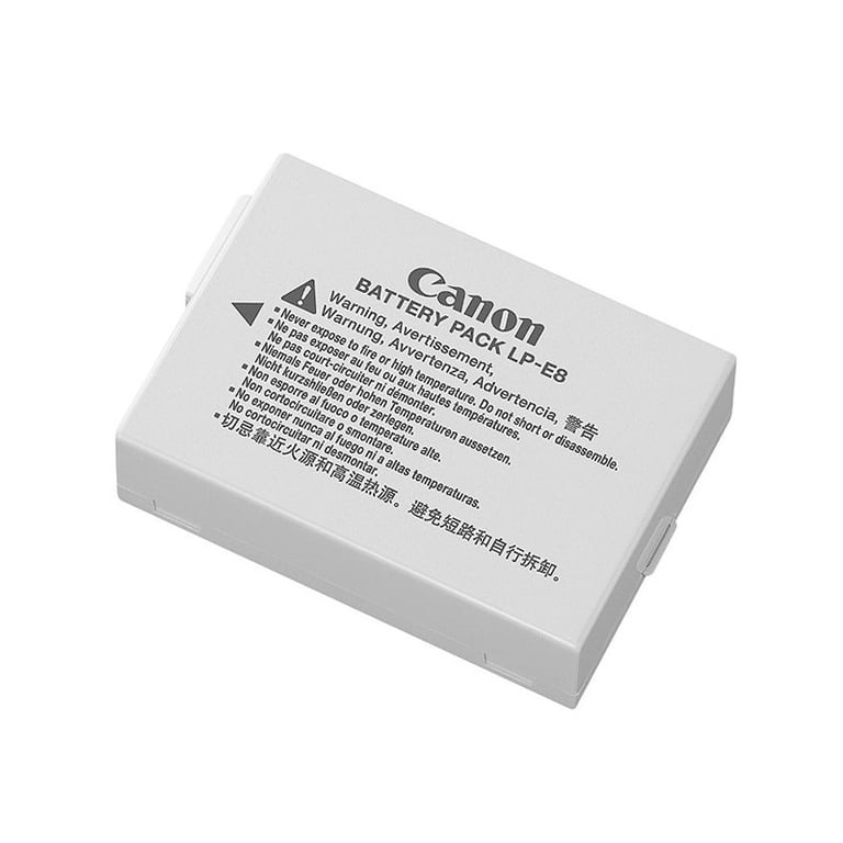 Acheter Batterie Canon LP-E8 Li-Ion 1120mAh pour EOS 550D, 600D, 650D, 700D – Rechargeable Haute Capacité - Très bon état Très bon état - 145,00 € Batterie Canon LP-E8 Li-Ion 1120mAh pour EOS 550D, 600D, 650D, 700D – Rechargeable Haute Capacité - Très bon état Très bon état - Canon reconditionné disponible sur Pixmania