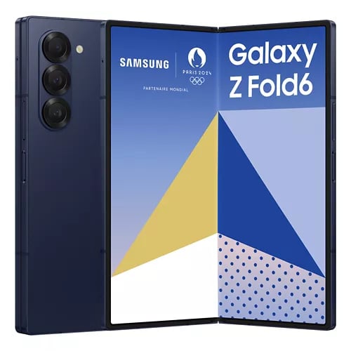 Galaxy Z Fold6 (5G), 512Go, Bleu nuit, Débloqué - Excellent état Comme neuf - Samsung reconditionné disponible sur Pixmania