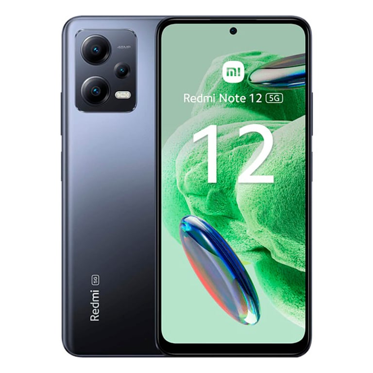 Redmi Note 12 (5G) 4Go/128Go, Gris, Débloqué - Bon état