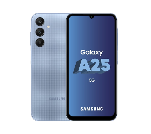 Galaxy A25 (5G) 128Go, Bleu, Débloqué - Très bon état Très bon état - Samsung reconditionné disponible sur Pixmania