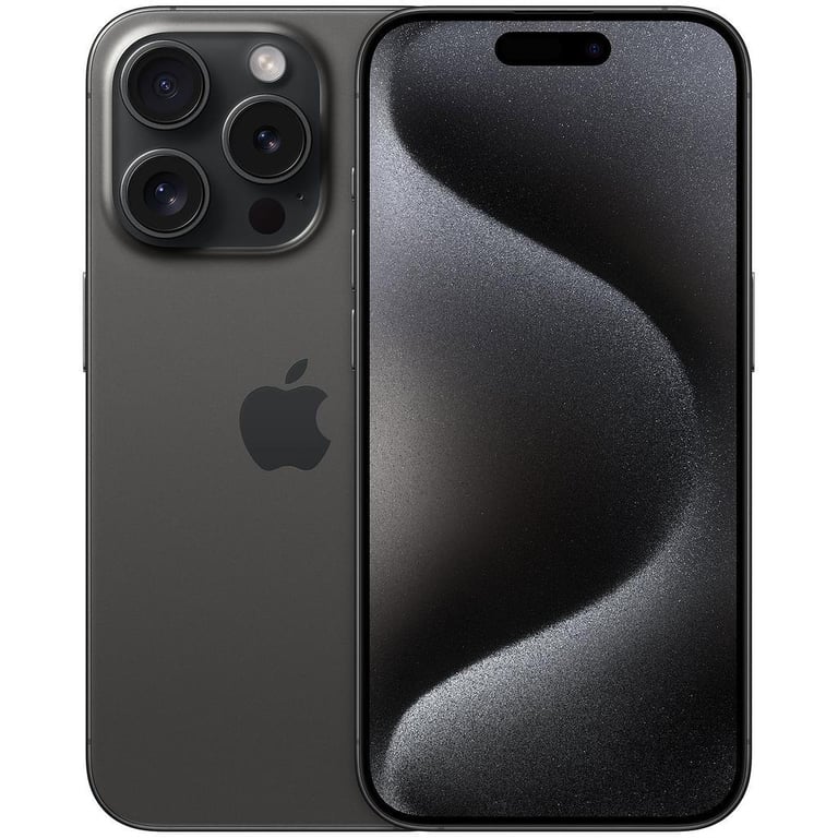 iPhone 15 Pro (5G) 256 Go, Titane noir [SANS FACEID] - Excellent état Comme neuf - Apple reconditionné disponible sur Pixmania