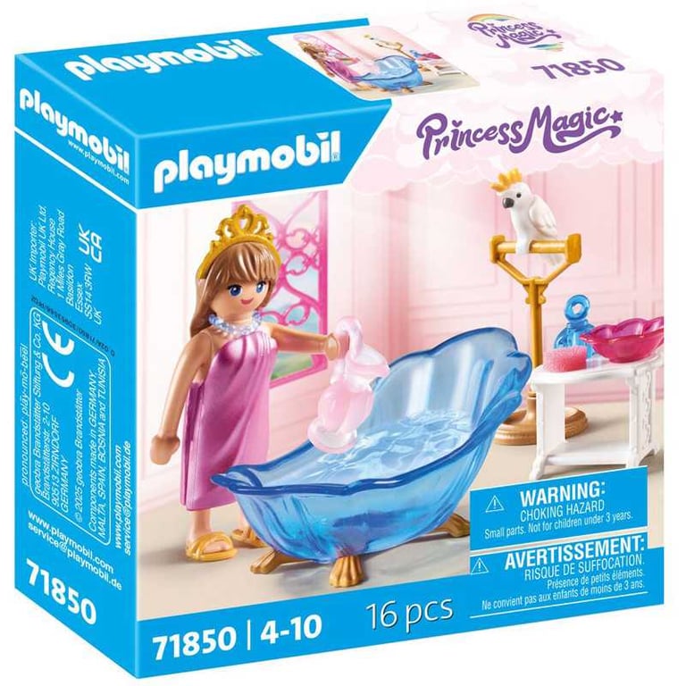 Acheter Playmobil Royal Bathroom with Princess Playset 71850 16 Pièces Rose - Excellent état Comme neuf - 12,76 € Playmobil Royal Bathroom with Princess Playset 71850 16 Pièces Rose - Excellent état Comme neuf - Playmobil reconditionné disponible sur Pixmania