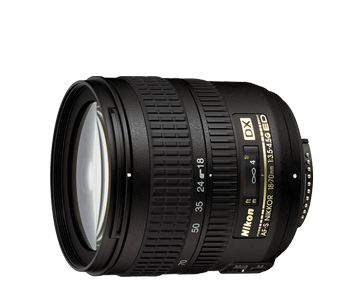 Nikon AF-S DX 18-70mm f/3.5-4.5G IF-ED SLR Noir - Bon état Bon état - Nikon reconditionné disponible sur Pixmania