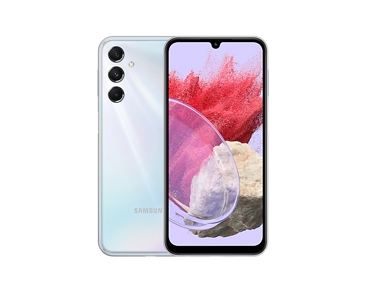 Galaxy M34 5G) 128 Go, Argent, Débloqué - Très bon état Très bon état - Samsung reconditionné disponible sur Pixmania