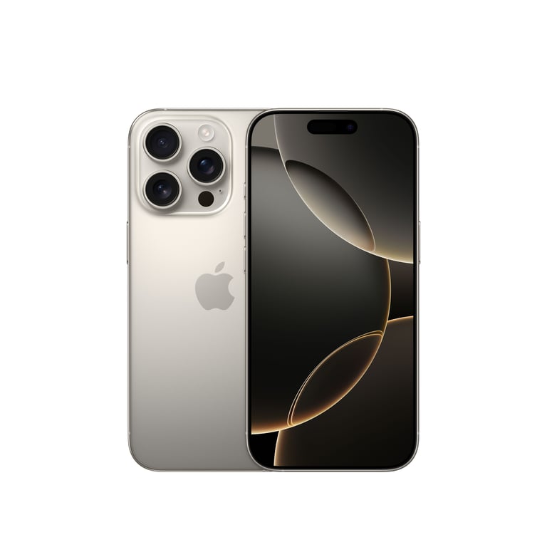 iPhone 16 Pro (5G) 128 Go, Titane Naturel, Débloqué - Excellent état Comme neuf - Apple reconditionné disponible sur Pixmania